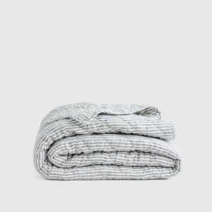 Quince European Linen Stripe Quilt
